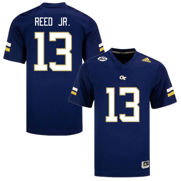 Men-Youth #13 Eric Reed Jr. Georgia Tech Yellow Jackets 2023 College Football Jerseys Stitched-Navy